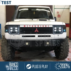 2 Faros Delanteros LED 7" para MITSUBISHI PAJERO MK1 6500K | Luces de Cruce + Carretera + Posición
