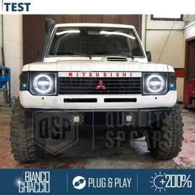 2 Faros Delanteros LED 7" para MITSUBISHI PAJERO MK1 | Faros Led King Kong 6500K Luz Blanca Potente