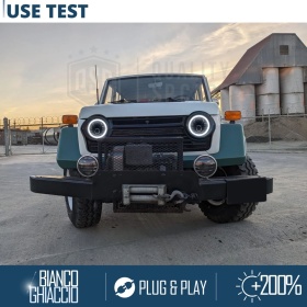 FAROS LED Angel Eyes para LAND CRUISER J50, Luz Blanca 6500K | APROBADO