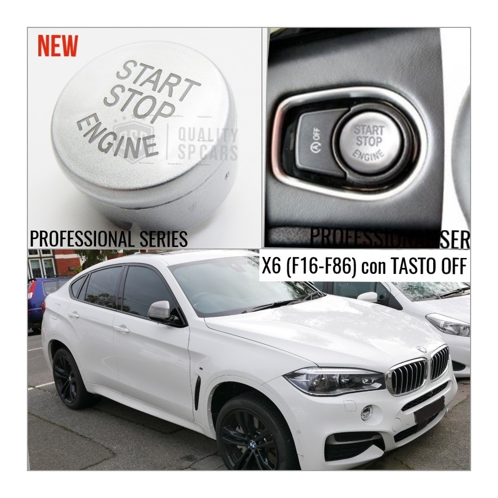 LLAVE BOTÓN DE ENCENDIDO DEL MOTOR GRIS "START STOP ENGINE" EN ABS PARA BMW SERIE X6 ( F16 F86 ) con Bóton OFF, ANTICHUADO NO HUELLAS LLAVE BOTÓN DE ENCENDIDO DEL MOTOR GRIS "START STOP ENGINE" EN ABS PARA BMW SERIE X6 ( F16 F86 ) con Bóton OFF, ANTICHUADO NO HUELLAS