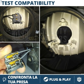 2X Adaptatores del Retenedor Soporte Bombilla para Montaje KIT LED H7 para Toyota
