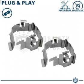 2X Adaptatores del Retenedor Soporte Bombilla para Montaje KIT LED H1 para Fiat