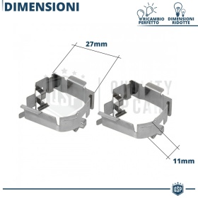 2X Adaptatores del Retenedor Soporte Bombilla para Montaje KIT LED H1 para Toyota