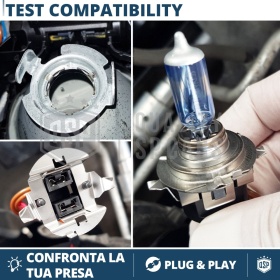 2X Adaptatores del Retenedor Soporte Bombilla para Montaje KIT LED H7 para Opel