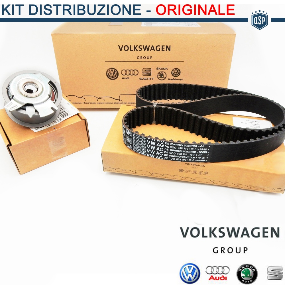 KIT Correa de Distribución ORIGINAL Volkswagen Audi Skoda Seat, Remplazo Original 06B198119A KIT Correa de Distribución ORIGINAL Volkswagen Audi Skoda Seat, Remplazo Original 06B198119A
