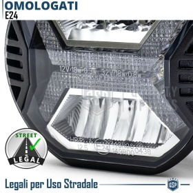 Faros Antiniebla LED 4" Universales APROBADOS, con Luces Diurnas LED DRL | Luz Blanca 6500K