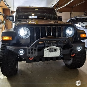 Faros Antiniebla LED para Jeep WRANGLER JL APROBADOS, con Luces Diurnas LED DRL | Luz Blanca