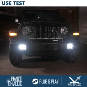 Faros Antiniebla LED para Jeep WRANGLER JL APROBADOS, con Luces Diurnas LED DRL | Luz Blanca