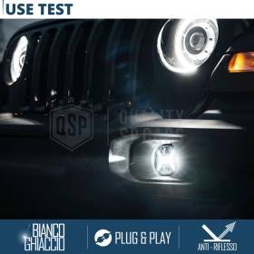 Faros Antiniebla LED para Jeep WRANGLER JL APROBADOS, con Luces Diurnas LED DRL | Luz Blanca