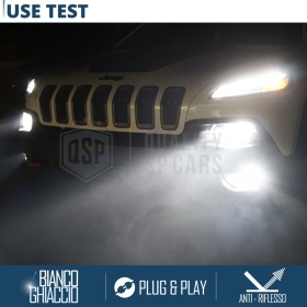 Faros Antiniebla LED para Jeep CHEROKEE KL APROBADOS, con Luces Diurnas LED DRL | Luz Blanca
