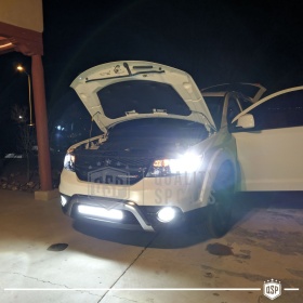 Faros Antiniebla LED para Dodge JOURNEY APROBADOS, con Luces Diurnas LED DRL | Luz Blanca