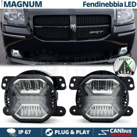 Faros Antiniebla LED para Dodge MAGNUM APROBADOS, con Luces Diurnas LED DRL | Luz Blanca