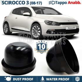 1 TAPÓN GUARDAPOLVO de faro para VW SCIROCCO 3 (08-17) Luces de Cruce Cubierta Bombilla 80 mm para Installación Kit Led Xenon