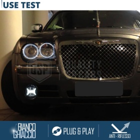 Faros Antiniebla LED para Chrysler 300C APROBADOS, con Luces Diurnas LED DRL | Luz Blanca