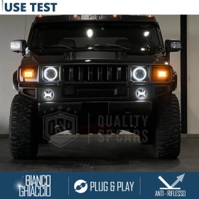 Faros Antiniebla LED para Hummer H2 APROBADOS, con Luces Diurnas LED DRL | Luz Blanca