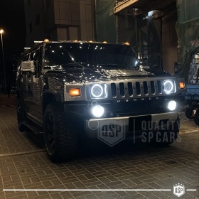 Faros Antiniebla LED para Hummer H2 APROBADOS, con Luces Diurnas LED DRL | Luz Blanca