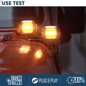 2 Faros LED Adicionales para Vehículos HOMOLOGADOS | 60W, 8000LM, Luz Blanca +430MT | Plata