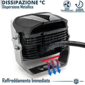 2 Faros LED Adicionales para Vehículos HOMOLOGADOS | 60W, 8000LM, Luz Blanca +430MT | Plata