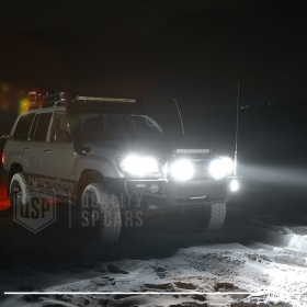 2 Faros LED DRL Adicionales para Vehículos HOMOLOGADOS, Negros | 70W, 7.000LM, Luz Potente +350MT