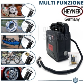 COMPRESOR Portátil para Coche PROFESIONAL Heyner GERMANY | POTENTE Presión Max 10bar