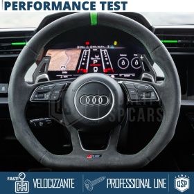 2 Steering Wheel Paddle Shift for AUDI  | Black Aluminum Paddle Shifters | Professional