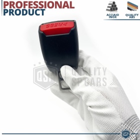 Hebilla de Cinturón de Seguridad ANTI ALARMA Extensión 7 cm para Transporte Mercancías y Animales