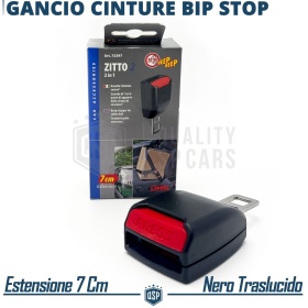 Hebilla de Cinturón de Seguridad ANTI ALARMA Extensión 7 cm para Transporte Mercancías y Animales