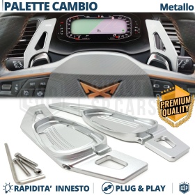 2 Levas de Volante para Cupra Leon, Ateca, Formentor | Levas de Cambio en Aluminio Silver