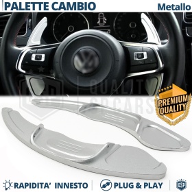 2 Levas de Volante para VOLKSWAGEN | Levas de Cambio en Aluminio Silver