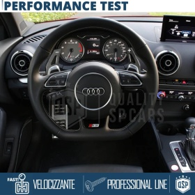 2 Levas de Volante para AUDI S3, RS3 (8V) 12-16 | Levas de Cambio en Aluminio Negro Anodizado