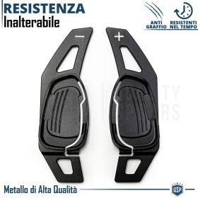 2 Levas de Volante para AUDI S3, RS3 (8V) 12-16 | Levas de Cambio en Aluminio Negro Anodizado