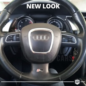 2 Levas de Volante para AUDI RS5 (8T) 10-13 | Levas de Cambio en Aluminio Negro