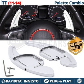 2 Levas de Volante para AUDI TT (8J) 11-14 | Levas de Cambio en Aluminio Silver
