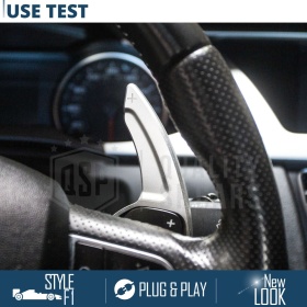 2 Levas de Volante para AUDI TT (8J) 11-14 | Levas de Cambio en Aluminio Silver