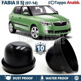 1 Deeper HEADLIGHT CLOSING CAP for SKODA FABIA II 5J (07-14) Low Beam DUST WATER Cover for Kit Led Xenon installation