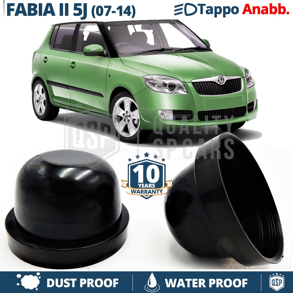 1 Deeper HEADLIGHT CLOSING CAP for SKODA FABIA II 5J (07-14) Low Beam DUST WATER Cover for Kit Led Xenon installation 1 Deeper HEADLIGHT CLOSING CAP for SKODA FABIA II 5J (07-14) Low Beam DUST WATER Cover for Kit Led Xenon installation