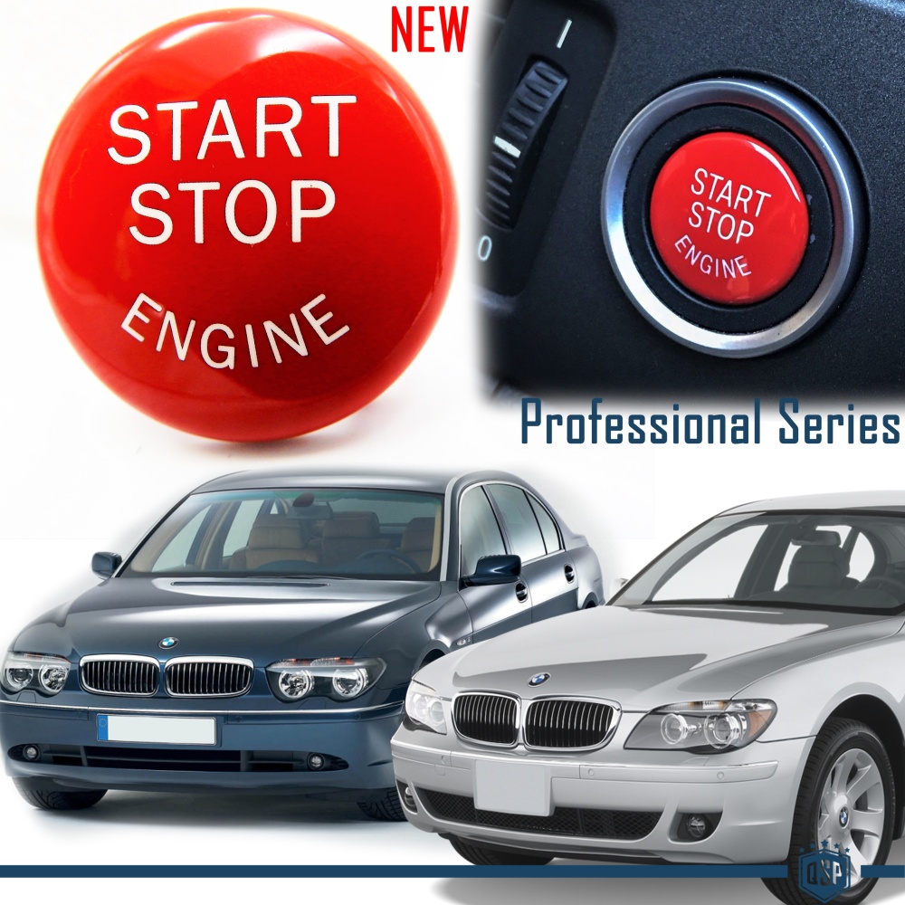 LLAVE BOTÓN DE ENCENDIDO DEL MOTOR ROJO "START STOP ENGINE" EN ABS PARA BMW SERIE 7 E65/E66 ANTICHUADO NO HUELLAS LLAVE BOTÓN DE ENCENDIDO DEL MOTOR ROJO "START STOP ENGINE" EN ABS PARA BMW SERIE 7 E65/E66 ANTICHUADO NO HUELLAS