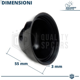 1 TAPÓN GUARDAPOLVO de faro Cubierta Bombilla para VW TOUAREG 7L Facelift (07-10) Luces de Cruce Installación Kit Led Xenon