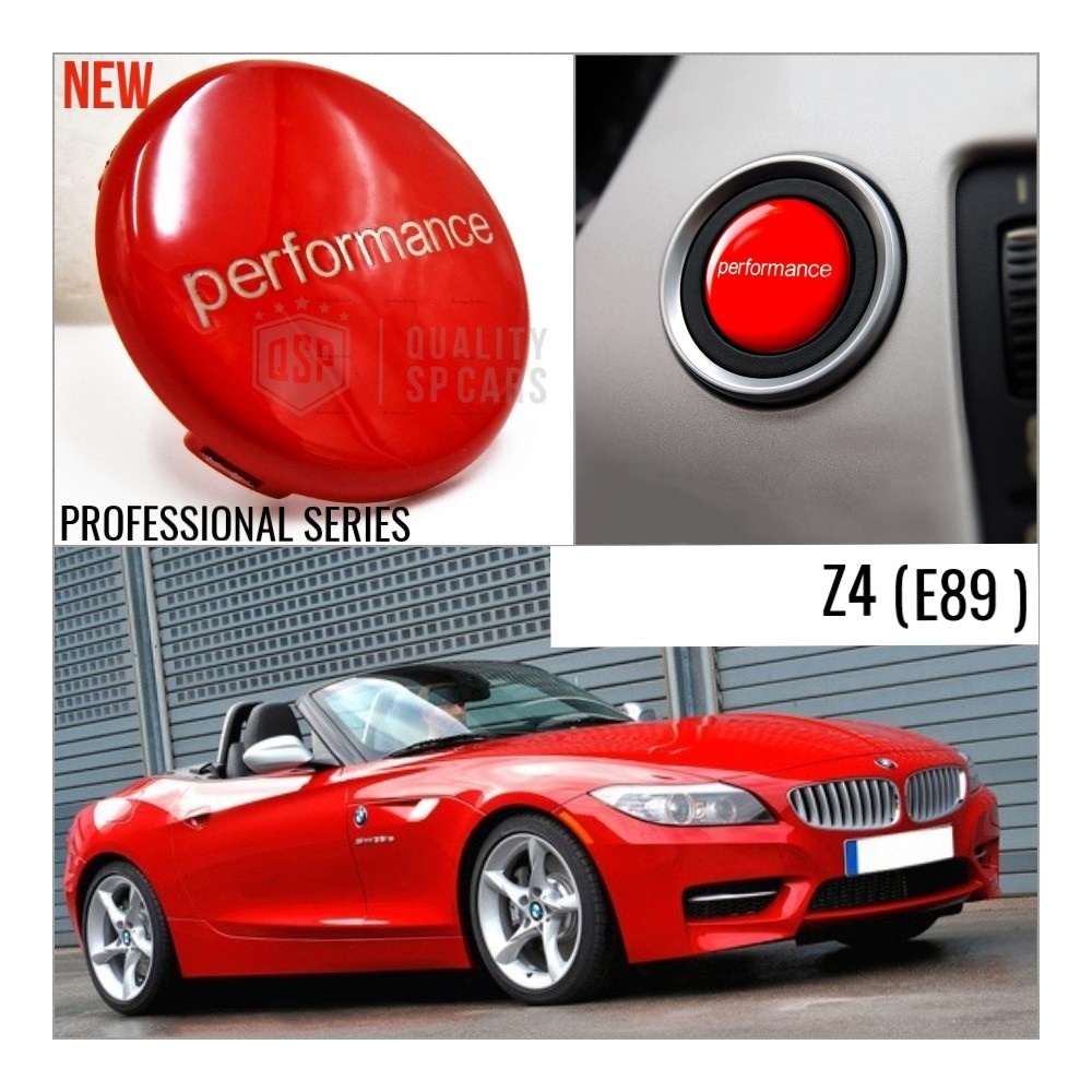 LLAVE BOTÓN DE ENCENDIDO DEL MOTOR ROJO "PERFORMANCE" EN ABS PARA BMW Z4 E89, ANTICHUADO NO HUELLAS LLAVE BOTÓN DE ENCENDIDO DEL MOTOR ROJO "PERFORMANCE" EN ABS PARA BMW Z4 E89, ANTICHUADO NO HUELLAS