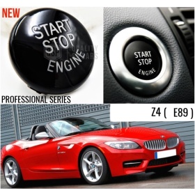 LLAVE BOTÓN DE ENCENDIDO DEL MOTOR NEGRO "START STOP ENGINE" EN ABS PARA BMW Z4 E89, ANTICHUADO NO HUELLAS