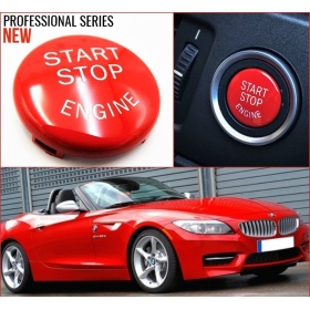 LLAVE BOTÓN DE ENCENDIDO DEL MOTOR ROJO "START STOP ENGINE" EN ABS PARA BMW Z4 E89 ANTICHUADO NO HUELLAS