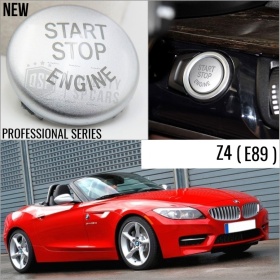 LLAVE BOTÓN DE ENCENDIDO DEL MOTOR GRIS "START STOP ENGINE" EN ABS PARA BMW Z4 E89, ANTICHUADO NO HUELLAS