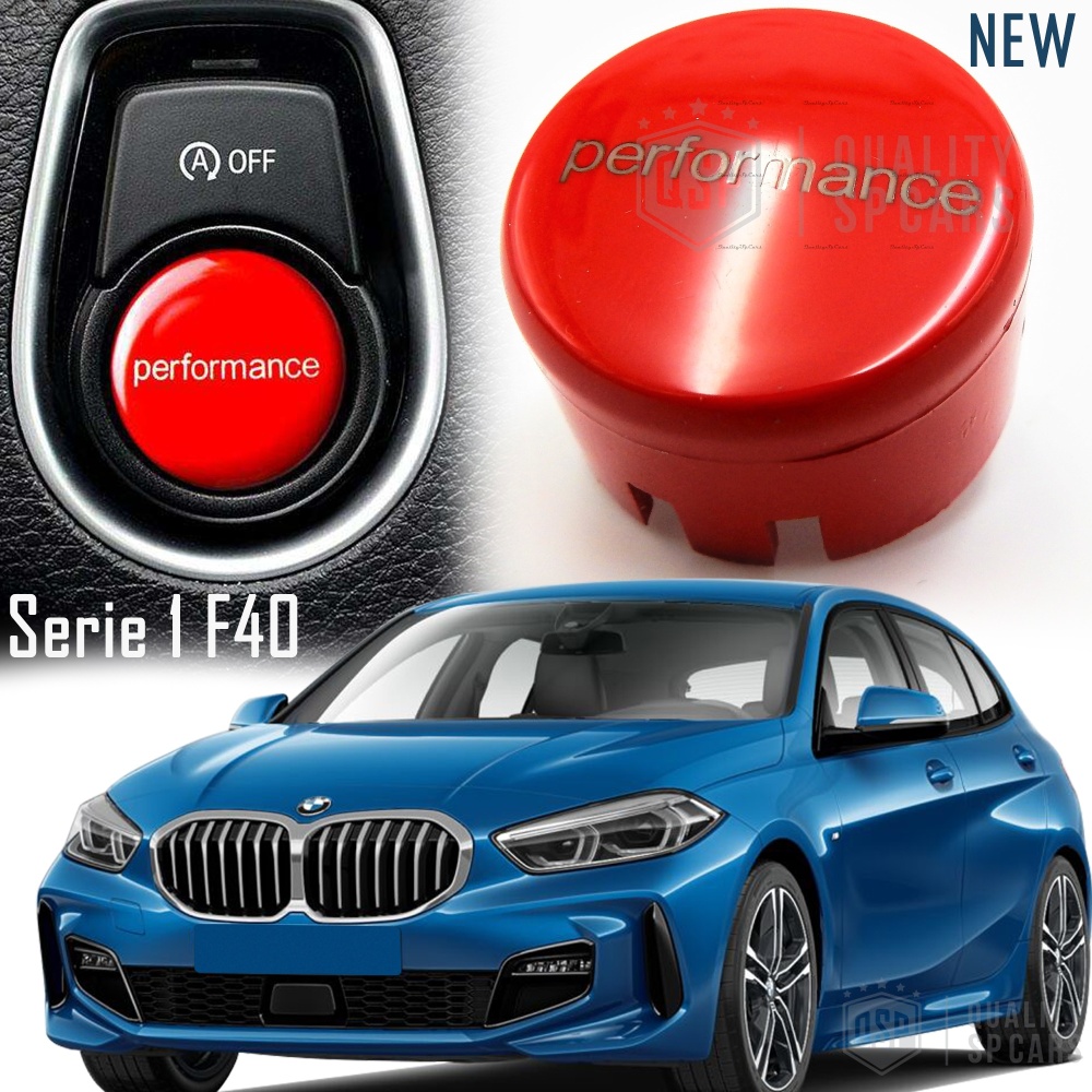LLAVE BOTÓN DE ENCENDIDO DEL MOTOR ROJO "PERFORMANCE" EN ABS PARA BMW SERIE 1 F40 con Bóton OFF, ANTICHUADO NO HUELLAS LLAVE BOTÓN DE ENCENDIDO DEL MOTOR ROJO "PERFORMANCE" EN ABS PARA BMW SERIE 1 F40 con Bóton OFF, ANTICHUADO NO HUELLAS