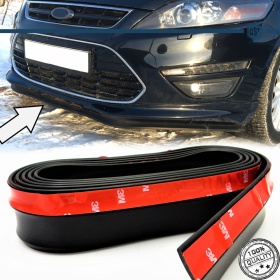 SPOILER Alerón Adhesivo PARA FORD FOCUS 2 -KA, LABIO parachoques LIP o Faldones Laterales en EPDM NEGRO flexible
