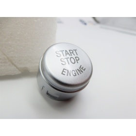 LLAVE BOTÓN DE ENCENDIDO DEL MOTOR GRIS "START STOP ENGINE" EN ABS PARA BMW VERSIONES F y G Sin Bóton OFF, ANTICHUADO NO HUELLAS