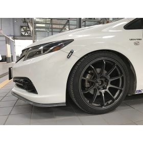 SPOILER Alerón Adhesivo PARA HONDA, LABIO parachoques LIP o Faldones Laterales en EPDM NEGRO flexible