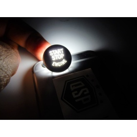LLAVE BOTÓN DE ENCENDIDO DEL MOTOR GRIS "START STOP ENGINE" EN ABS PARA BMW VERSIONES F y G Sin Bóton OFF, ANTICHUADO NO HUELLAS