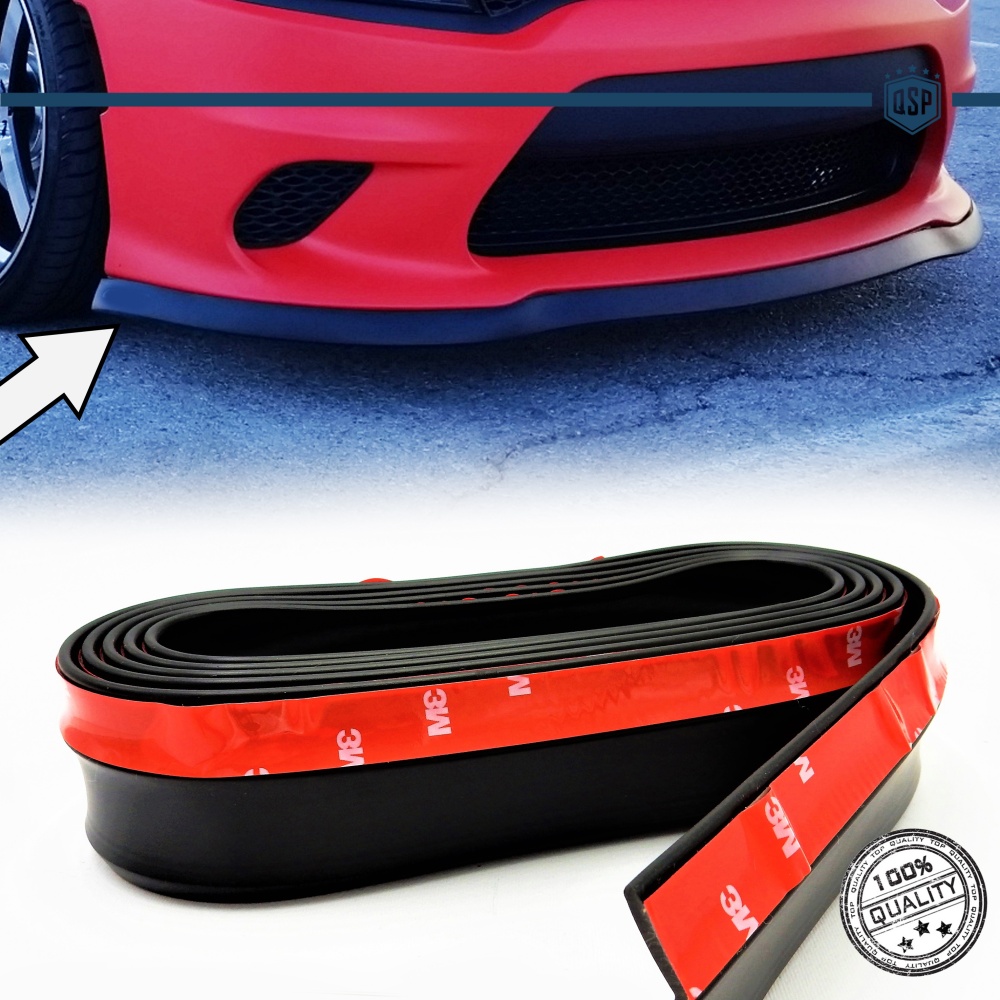 SPOILER Alerón Adhesivo Compatible Con JAGUAR, LABIO parachoques LIP o Faldones Laterales en EPDM NEGRO flexible SPOILER Alerón Adhesivo Compatible Con JAGUAR, LABIO parachoques LIP o Faldones Laterales en EPDM NEGRO flexible