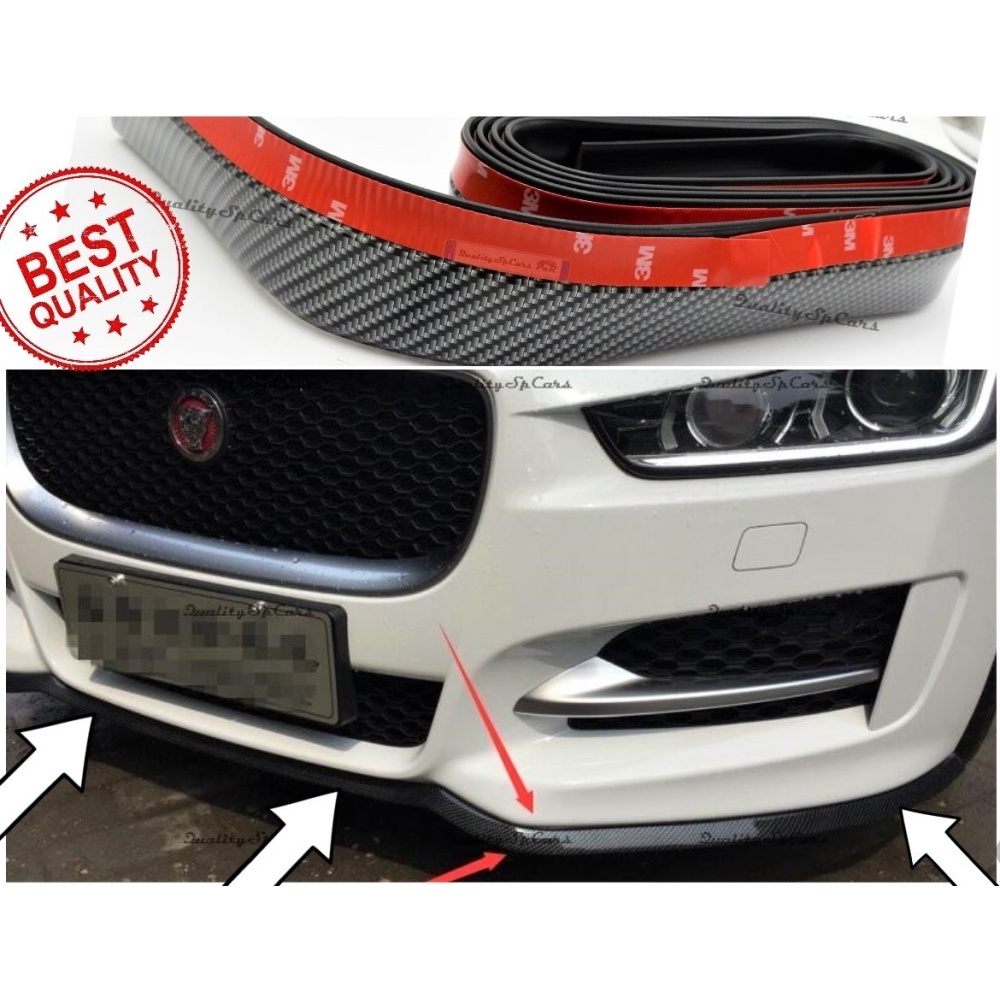 SPOILER Alerón Adhesivo Compatible Con JAGUAR, efecto FIBRA de CARBONO LABIO parachoques LIP o Faldones Laterales en EPDM flexible SPOILER Alerón Adhesivo Compatible Con JAGUAR, efecto FIBRA de CARBONO LABIO parachoques LIP o Faldones Laterales en EPDM flexible