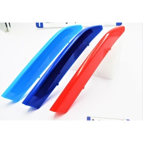 3x Grille COVER STRIPES in Colors M Sport for BMW 7 SERIES (G11 G12) 2015-